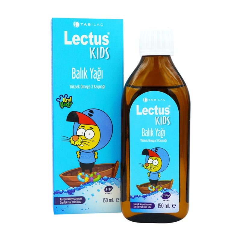 Lectus Kıds Balık Yagı Karısık Meyve Aromalı