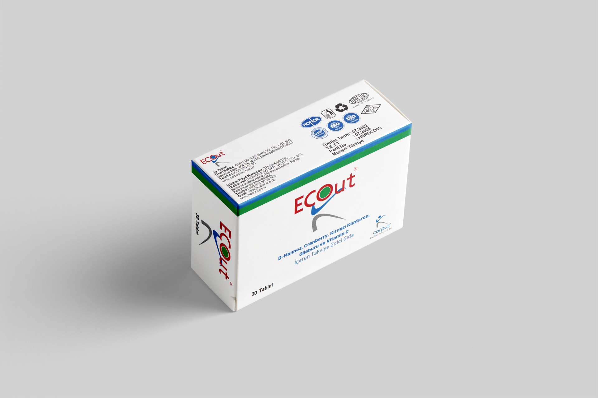 Ecout Takviye Edici Gıda Tablet 30