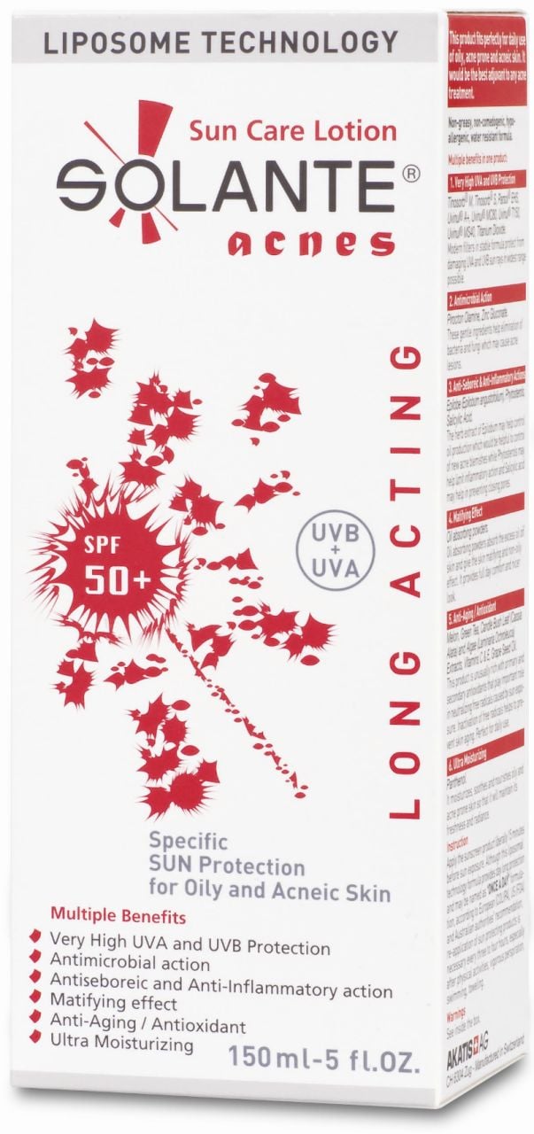 SOLANTE ACNES SPF 50 LOS 150ML