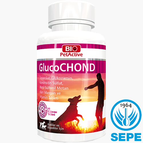 GlucoCHOND 60 Tablet | 90 gr Kedi ve Köpekler için Eklem Güçlendirici