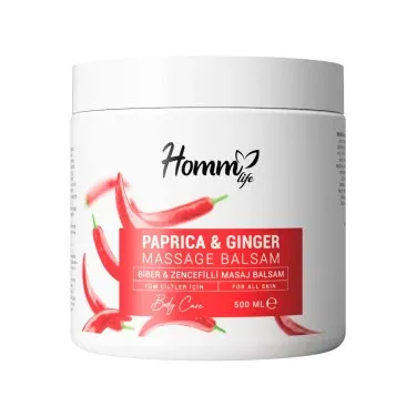 Homm Life Biber Zencefilli Masaj Balsam 500 ml