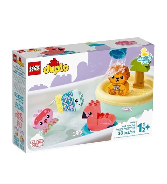 Lego Duplo Banyo Zamanı Eğlencesi Yüzen Hayvan Adası 20 Parça +1,5 Yaş