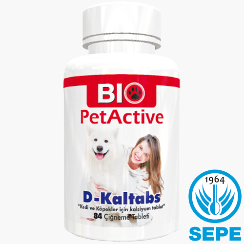 D-Kaltabs | 126 gr Kedi ve Köpekler için Kalsiyum Tableti