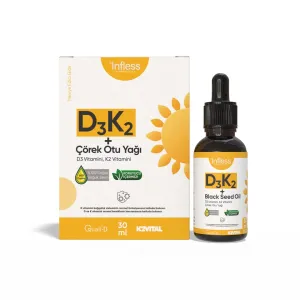 Infless D3 K2 + Çörek Otu Yağı 30 ml