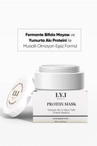 Lyl Beauty Yumurta Akı ve Maya Özlü Gözenek Sıkılaştırıcı Yenileyici Cilt Maskesi Egg White Pore Mask 100 ml