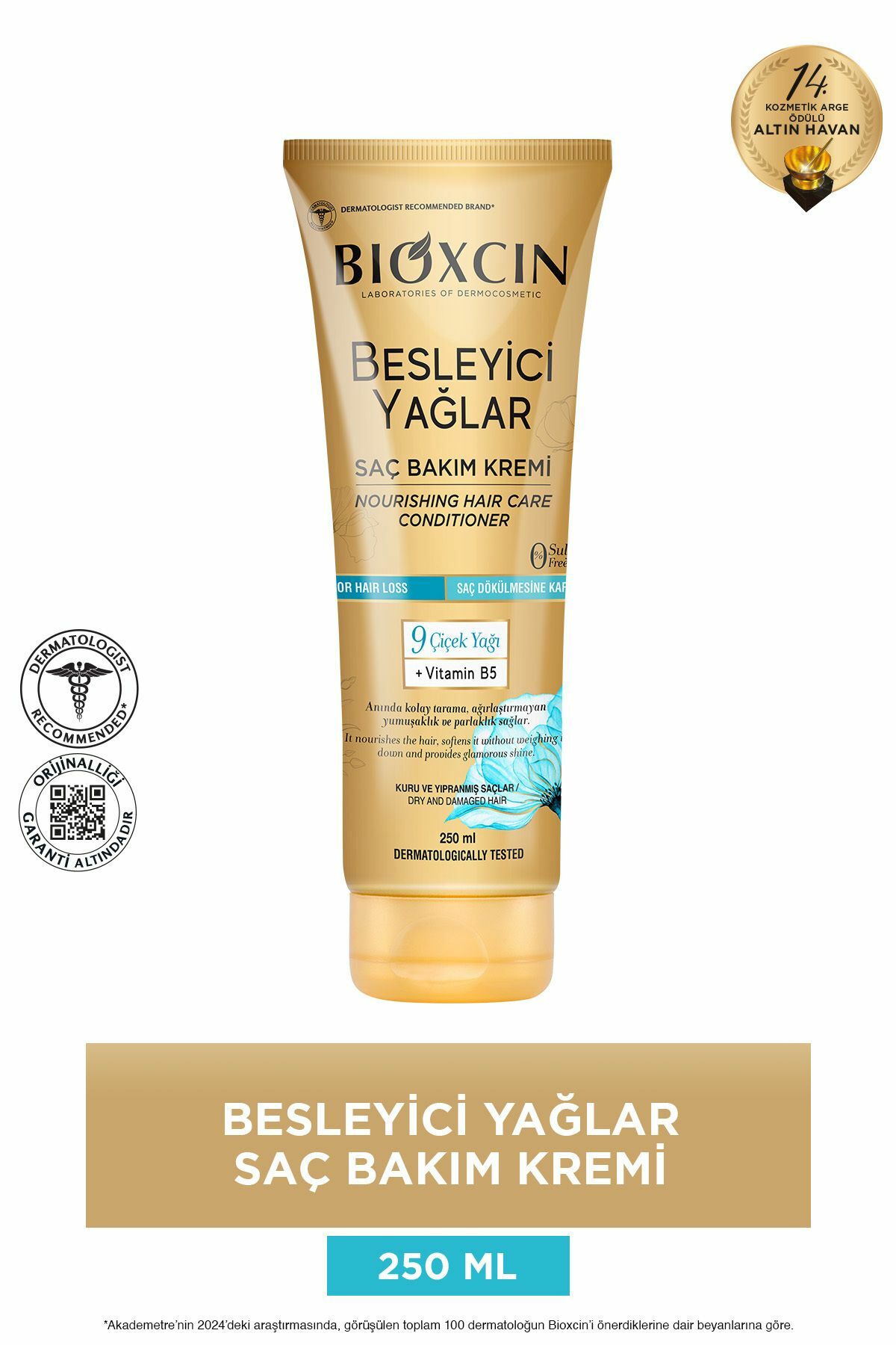 Bioxcin Besleyici Yağlar Saç Bakım Kremi 250 ml