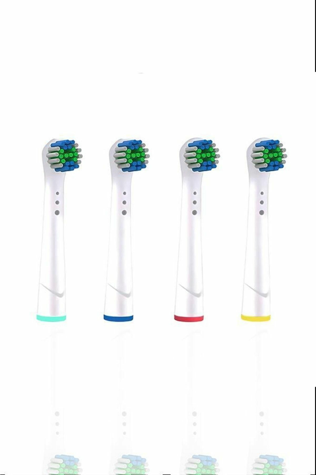 Müjgan Şarjlı Diş Fırçası Başlığı 4'lü Yedek - Oral-B Uyumlu Sb-17A
