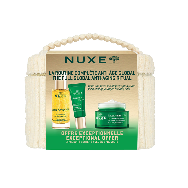Nuxe Nuxuriance Ultra Yaşlanma Karşıtı Bakım Seti - Serum 30 ml + Göz ve Dudak Kremi 15 ml + Yüz Kremi 50 ml