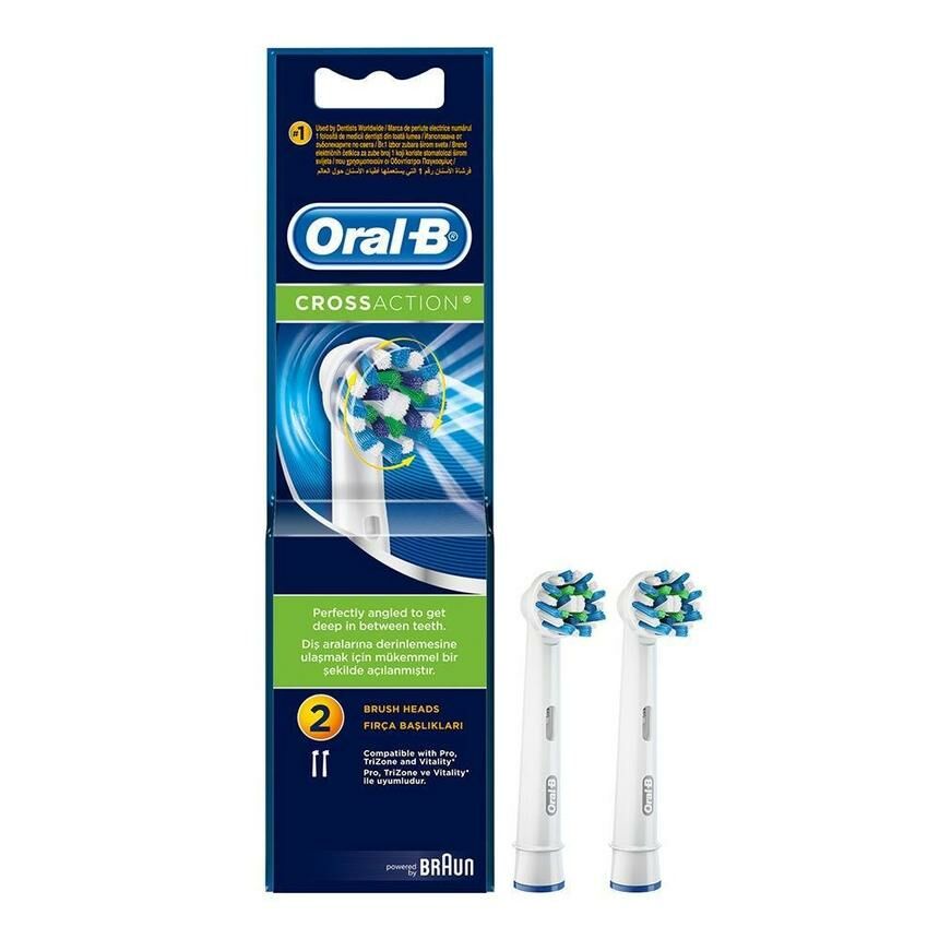Oral-B Pro Cross Action Yedek 2'li