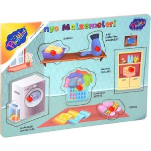 Onyıl Oyuncak Ahşap Tutmalı Banyo Malzemeleri 296/297