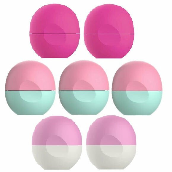Eos Lip Balm 7'li Vazo - Honey Apple + Watermelon Frose + Blackberry Hibiscus
