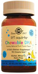 Solgar Litl Squirts Chewable Dha 90 Chewie Gels