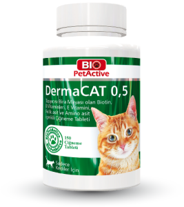 DermaCAT 0,5 | 150 Tablet Kediler İçin Bira Mayası Tableti 75gr