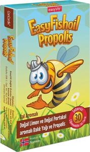 Easyfishoil Propolisli Omega 3 Jel Tablet 30'lu