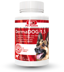 DermaDOG 1,5 | 50 Tablet Köpekler için Bira Mayası Tableti