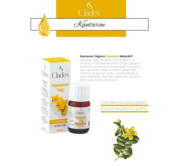 Clade's Kantaron Yağı 20 ml