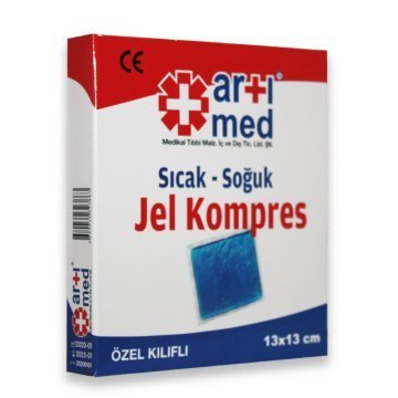 ArtıMed Sıcak-Soğuk Jel Kompres Kılıflı 13x13cm
