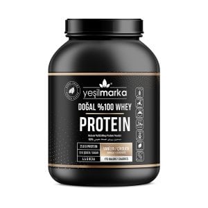Yeşilmarka Doğal Whey Protein Tozu – Kakao/Vanilya