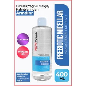 New Well Prebiotic Micellar Makyaj Temizleme Suyu 400 ml