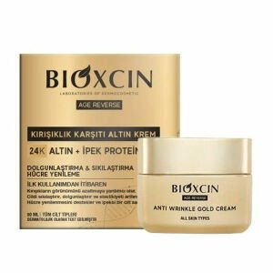Bioxcin Age Reverse Kırışıklık Karşıtı Altın Krem 24K Altın İpek Proteini 50 ml