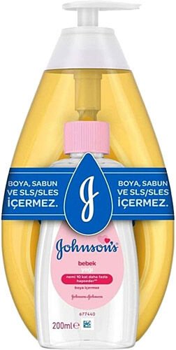 Johnson's Baby Şampuan 750 ml + Bebek Yağı 200 ml