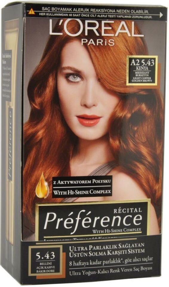 L'Oreal Paris Preference Recital Bellini Saç Boyası Açık Kahverengi 5,43