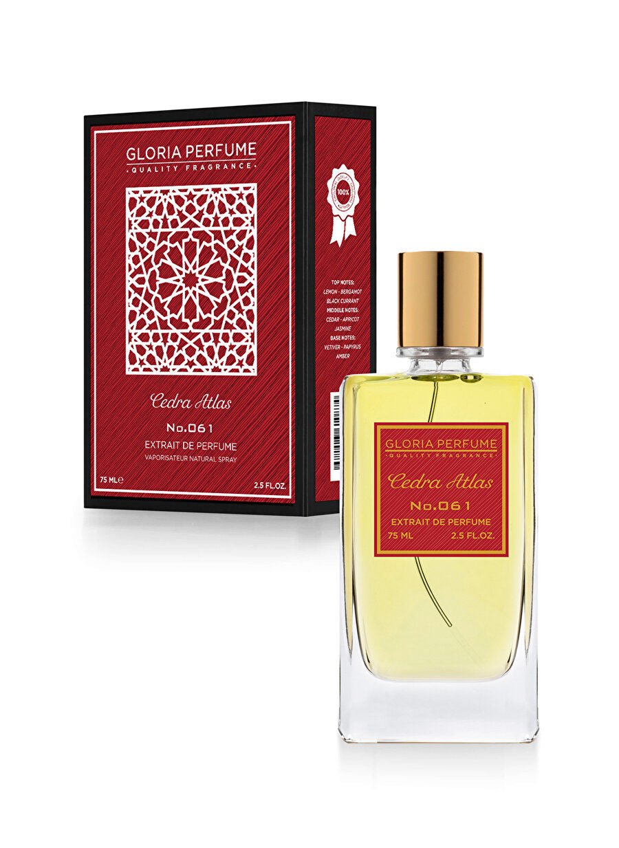 Gloria Perfume Cedra Atlas Unisex EDP 75 ml