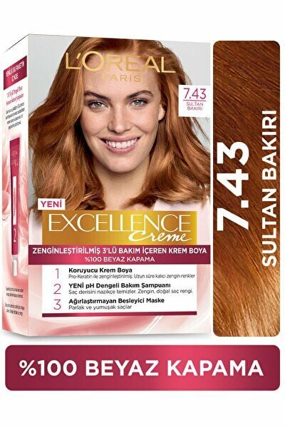 L'Oreal Paris Preference Recital Saç Boyası Açık Kumral Bakır Dore 7,43