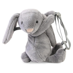 Babyjem Peluş Sırt Çanta Tavşan Gri