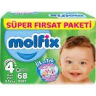 Molfix 4+ 9-16 kg Bebek Bezi 68'li