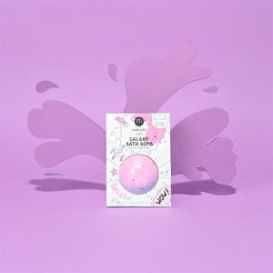 Nailmatic Kids Galaxy Bath Bomb - Pembe