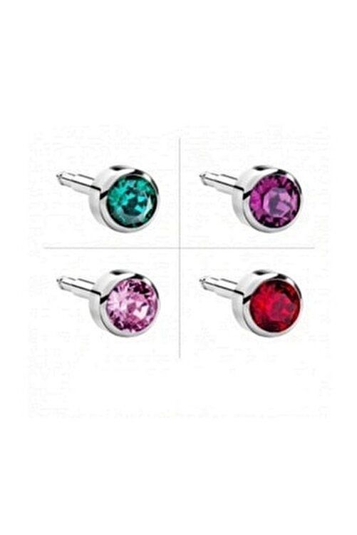 Nina Gümüşe Kalp Küpe 1 Çift