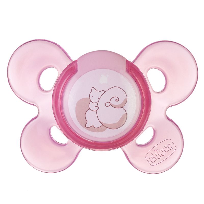 CHICCO EMZIK SIL 0-6AY PEMBE KELEBEK