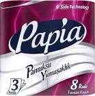 Papia 3 Katlı Tuvalet Kağıdı 8'li