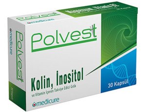Polvest Kolin İnositol 30 Kapsül