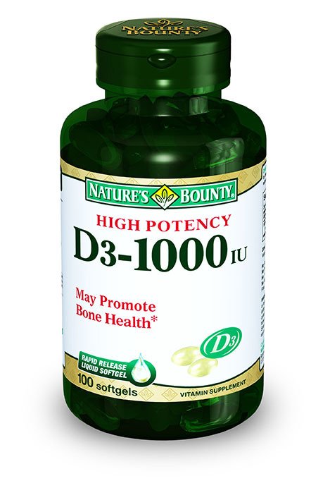 Nature'S Bounty Vitamin D3 1000 İu 100 Softgels Kapsül
