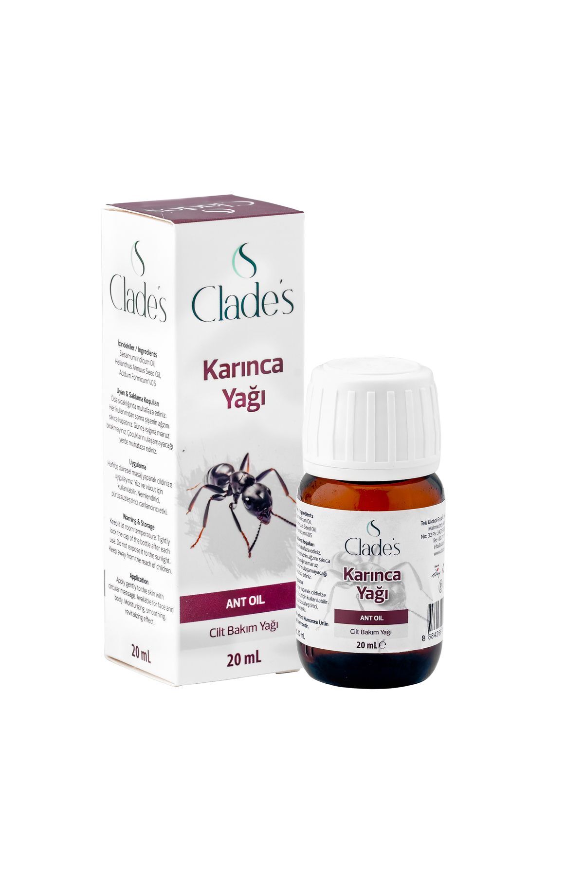 Clade's Karınca Yağı 20 ml