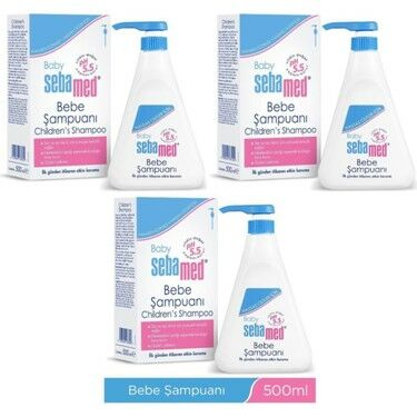 Sebamed Baby Bebek Şampuan 500 ml - 3 Adet