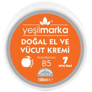 Yeşilmarka Doğal El ve Vücut Kremi - Şeftali