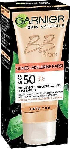 Garnier BB Krem Güneş Lekelerine Karşı Orta Ton SPF50 50 ml