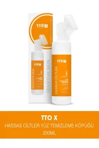 Tto X Hassas Ciltlere Özel Aplikatörlü Yüz Temizleme Köpüğü 200 ml