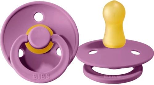 Bibs Colour Kauçuk 6+ Ay Emzik - Lavender