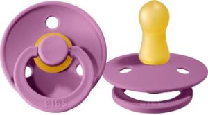 Bibs Colour Kauçuk 6+ Ay Emzik - Lavender