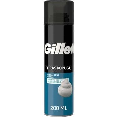 Gillette Hassas Ciltler Tıraş Köpüğü 200 ml
