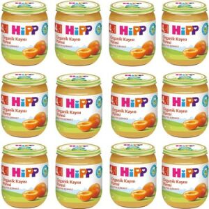 Hipp Kavanoz Maması Organik Kayısı Püresi 125 gr - 12 Adet