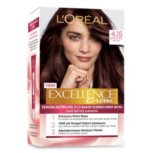 L'Oreal Paris Excellence Saç Boyası Işıltılı Kahverengi 415