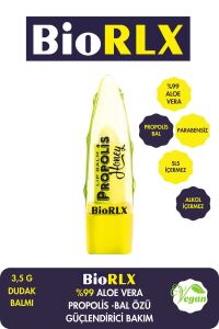 BioRLX Dudak Balmı Aloe Vera Propolis Güçlendirici
