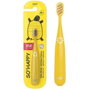 Splat So Happy Antibakteriyel Çoçuk Diş Fırçası +4 Yaş Sarı