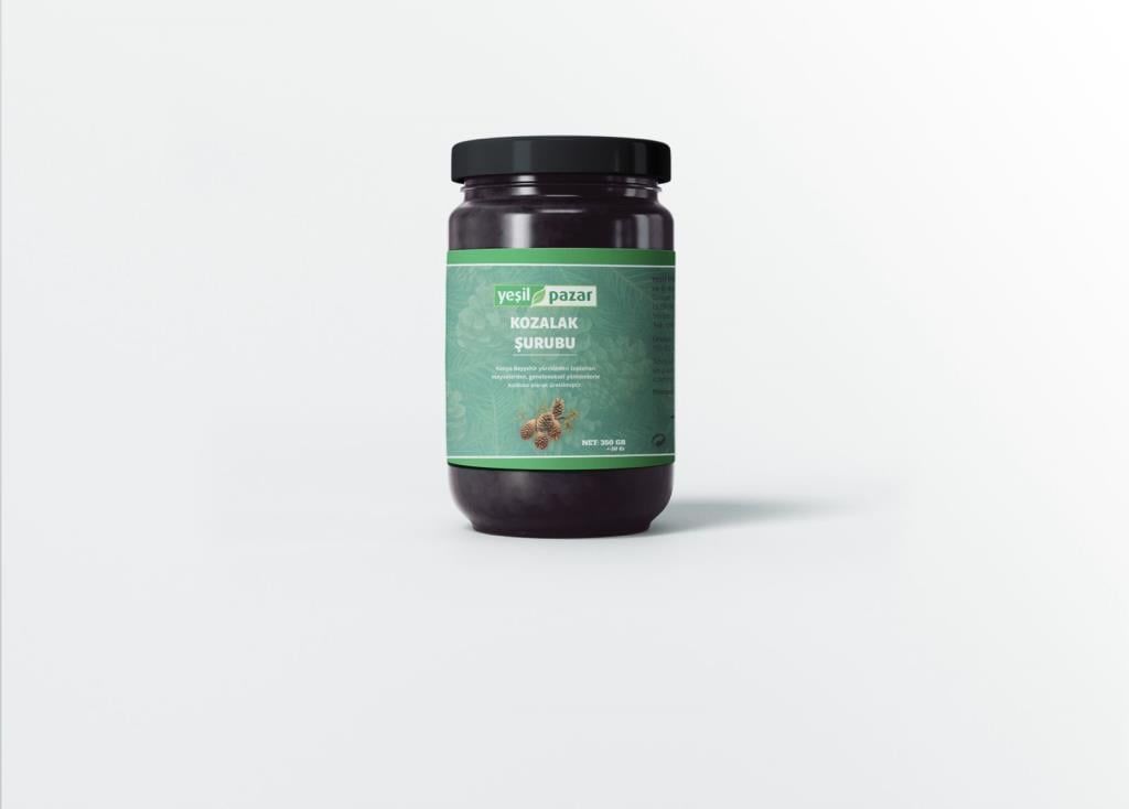 Yeşil Pazar Kozalak Şurubu Katkısız 350 gr