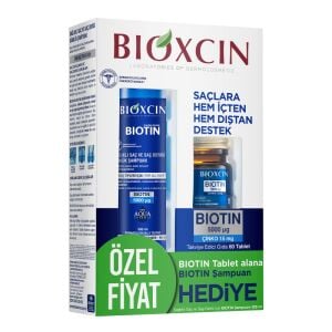 BIOXCIN BIOTIN 5000 MCG 60TB + SAMP HED KOFRE